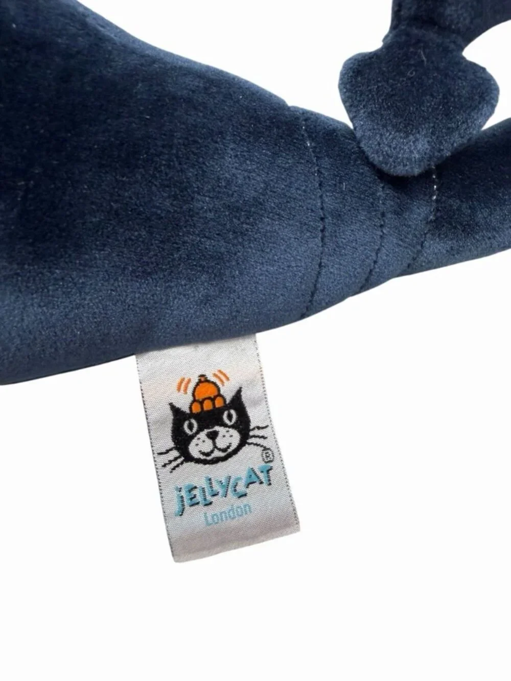 Jellycat Moonlight Dragon Plush Retired Dark Blue Dragon With White Stars Kids